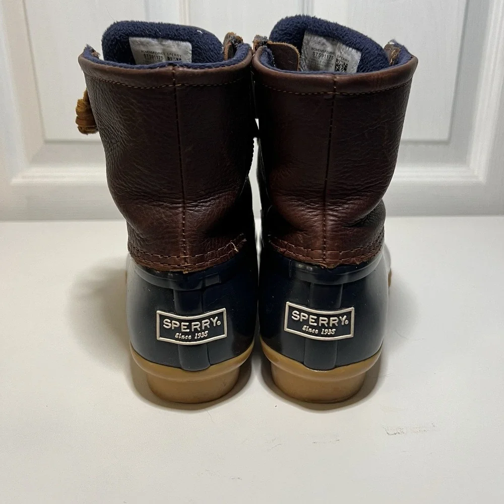 Sperry Top Sider‎ Saltwater Waterproof Duck Boots Size 6 STS91175 Rain Outdoor